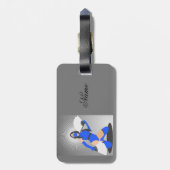 Gemaskerde Warrior Princess Thunder_Cove Bagagelabel (Achterkant verticaal)