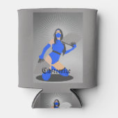 Gemaskerde Warrior Princess Thunder_Cove Blikjeskoeler (Voorkant)