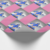 Gemaskerde Warrior Princess Thunder_Cove Cadeaupapier (Hoek)