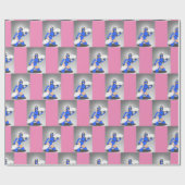 Gemaskerde Warrior Princess Thunder_Cove Cadeaupapier (Vlak)
