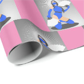 Gemaskerde Warrior Princess Thunder_Cove Cadeaupapier (Rol Hoek)