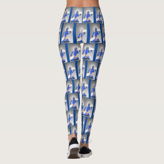 Gemaskerde Warrior Princess Thunder_Cove Leggings (Achterkant)