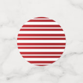 Gemassorde Mix kerstrode strepen Confetti (Kleine voorkant)