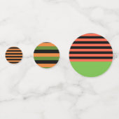 Gemassorteerde mengeling met halloween strepen confetti (Voorkanten)