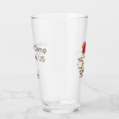 Gemat Marshmallow Campfire S'mores Summer Camp Glas (Rechts)