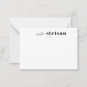 Gematigd Aangepast Notitiekaartje (Voorkant)