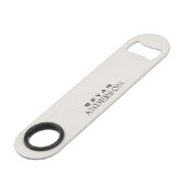 Gematigd Aangepast Speed Flessenopener (Voorkant Gekanteld)