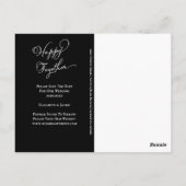 Gematigd eenvoudig meisje roze glitter sparen de d briefkaart (Achterkant)