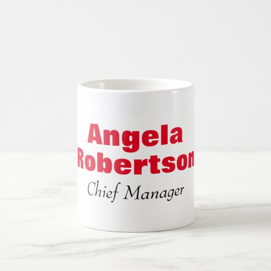 Gematigd eenvoudig, minimalistisch wit toevoegen n koffiemok (Center)