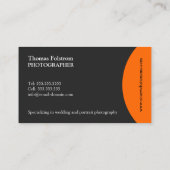 Gematigd en Elegant Gepersonaliseerd Visitekaartje (Achterkant)