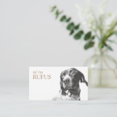 Gematigd - persoonlijk voeg Uw Code van QR van de  Visitekaartje (Staand voorkant)