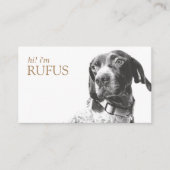 Gematigd - persoonlijk voeg Uw Code van QR van de  Visitekaartje (Voorkant)