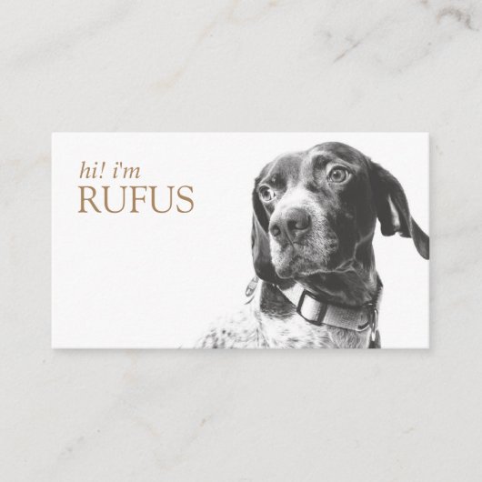 Gematigd - persoonlijk voeg Uw Code van QR van de  Visitekaartje (Voorkant)