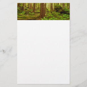 Gematigd regenwoud van Alaska Briefpapier