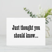 Gematigde cowboy Eenvoudige zwangerschap Aankondiging (Staand voorkant)