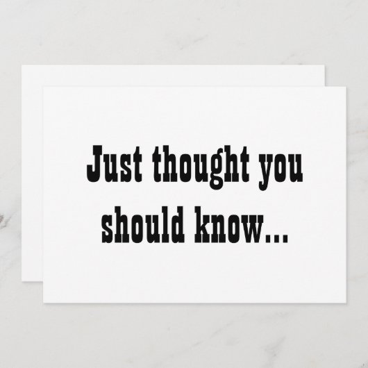 Gematigde cowboy Eenvoudige zwangerschap Aankondiging (Voorkant / Achterkant)