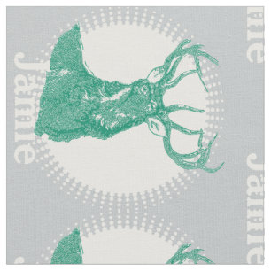 Gematigde elke kleur Gepersonaliseerde Emerald Dee Stof