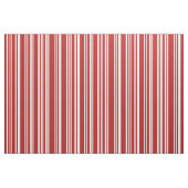 Gematigde, gemengde rode en witte strepen stof (Yard (91,4 cm))