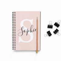 Gematigde gepersonaliseerde naam Monogram Pastel R