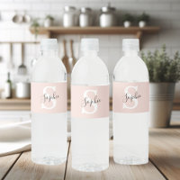 Gematigde gepersonaliseerde naam Monogram Pastel R