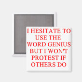 gematigde grap magneet (Voorkant / Achterkant)