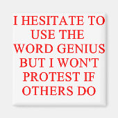 gematigde grap magneet (Voorkant)