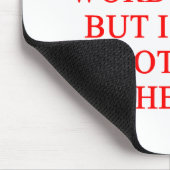 gematigde grap muismat (Hoek)