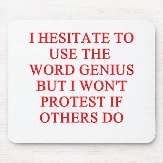 gematigde grap muismat (Voorkant)