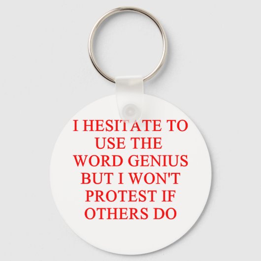 gematigde grap sleutelhanger (Voorkant)