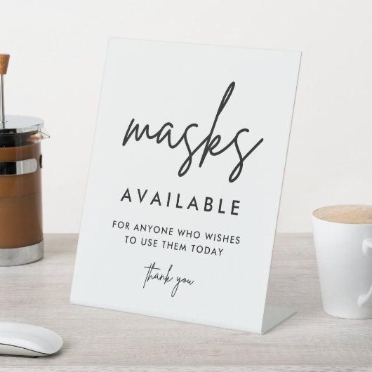 Gematigde huwelijksmaskers Beschikbaar Teken Reclamebord Met Voetstuk (Insitu)