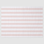 Gematigde, lichtroze strepen elegant giroos tissuepapier (Voorkant)