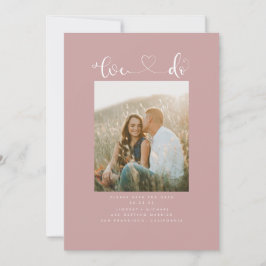 Gematigde minimalist we bewaren de foto op de datu save the date