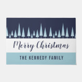 Gematigde persoonlijke Kerstmis Deurmat (Voorkant)