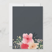 Gematigde roze goudgrens, zestien zoete roze kaart (Achterkant)