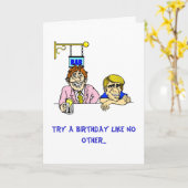 Gematigde Verjaardag Kaart (Gele Bloem)