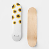 Gematigde zonnebloem persoonlijk skateboard (Voorkant)