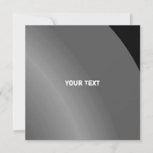 Gematigde zwarte Modern Shaded Qr-code Kaart