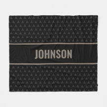 Gematigde zwarte Persoonlijke Achternaam