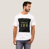 GEMATRIA 126 HEREN TSHIRT (Voorkant volledig)