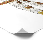 Gematteerde lucht van 12 gepotte likkerbellen poster (Hoek)