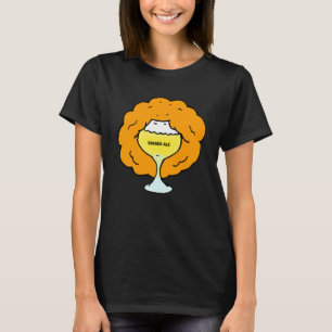 Gember Ale Drink Alcohol Punny Roodharige Bar Cr T-shirt