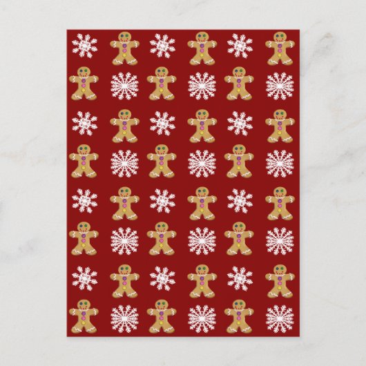 Gember en Sneeuw Briefkaart (Voorkant)