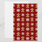 Gember en Sneeuw Briefpapier (Voorkant / Achterkant)