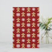 Gember en Sneeuw Briefpapier (Staand voorkant)