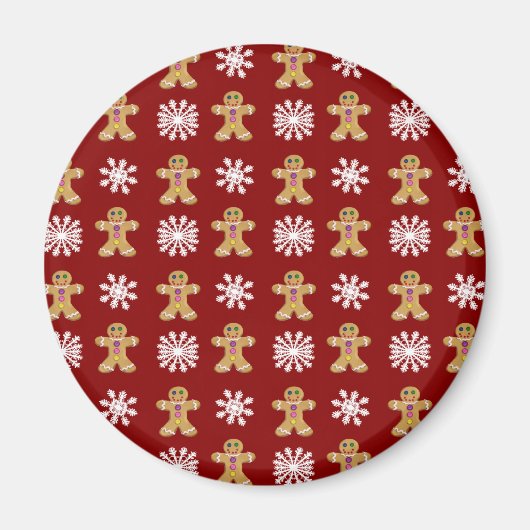 Gember en Sneeuw Magneet (Voorkant)