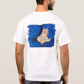 Gember Gamer Kat T-shirt (Achterkant)