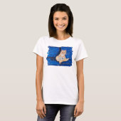 Gember Gamer Kat T-shirt (Voorkant volledig)