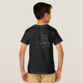 Gember Gamer Kat T-shirt (Achterkant volledig)