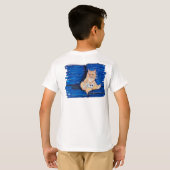 Gember Gamer Kat T-shirt (Achterkant volledig)