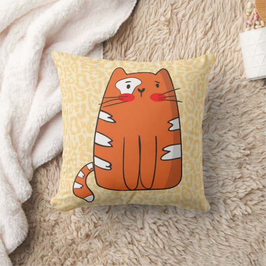 Gember Kat Kussen (Deken)
